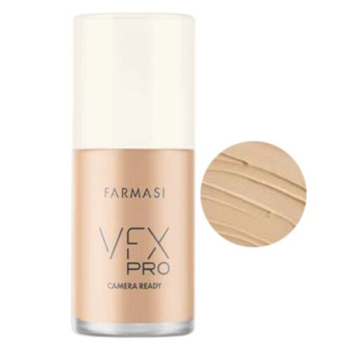 Vfx Pro Camera Ready Foundation tečni puder za efekat retuširane kože,30ml. Nova,poboljšana formula sa morskom vodom za trenutni hidratizirajući efekat i minimiziranje pora. Daje vizualni efekat retuširane,besprekorne,glatke kože spremne za foto objektiv. Neoksidirajuća formula. Više nijansi koje pokrivaju sve podtonove kože( toplo,hladno i neutralno). Posvetljuje,detoksificira i zaglađuje kožu. Namenjen je za masnu, mešovitu i normalnu kožu. Mogu ga koristiti i osobe sa suvom kožom lica, uz prethodnu hidrataciju lica. Odlična pokrivna moć. Lako se razmazuje. Bez osećaja maske na licu.
