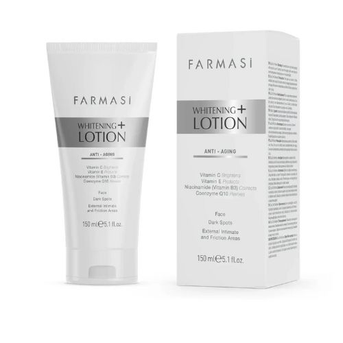 Losion za izbeljivanje lica i tela u bočici od 150 ml, namenjen za ujednačavanje tena i smanjenje tamnih fleka.
